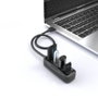 Vention Hub USB 2.0 VAS-J43-B100 con 4 puertos USB-A, 1m, Negro